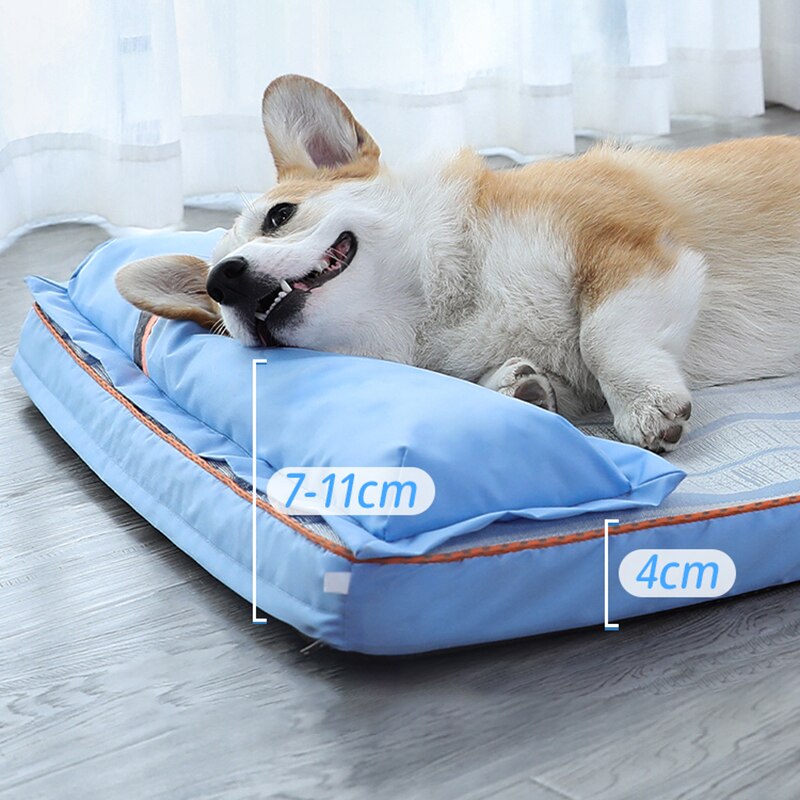 Hoopet Zomer Hond Bed Dikke Mat Voor Honden Huisdier Sofa Met Kussen Voor Small Medium Large Honden Katten Cooling Hond pad Dierbenodigdheden