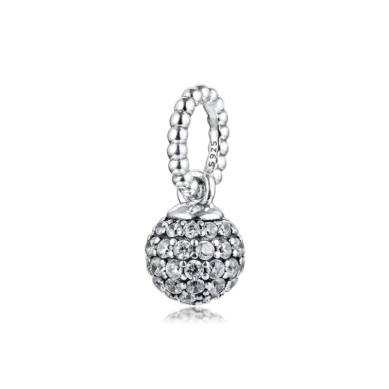 Ckk 925 sterling silver kunglig nyckel hänge berlock passar original armband halsband kvinnor gör-det-själv smycken bijoux femme: Bana boll
