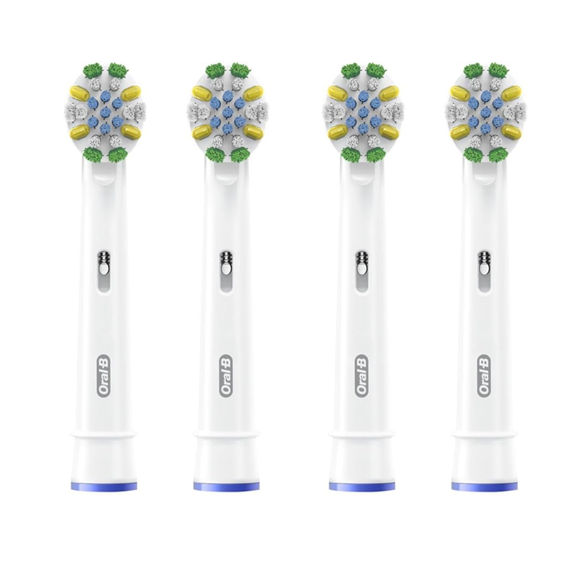 Oral-B EB25 Zahnseide Aktion elektrische Zahnbürste Ersatzbürstenköpfe Nachfüllungen Tiefenreinigung für Oral B elektrische Zahnbürste: Weiß