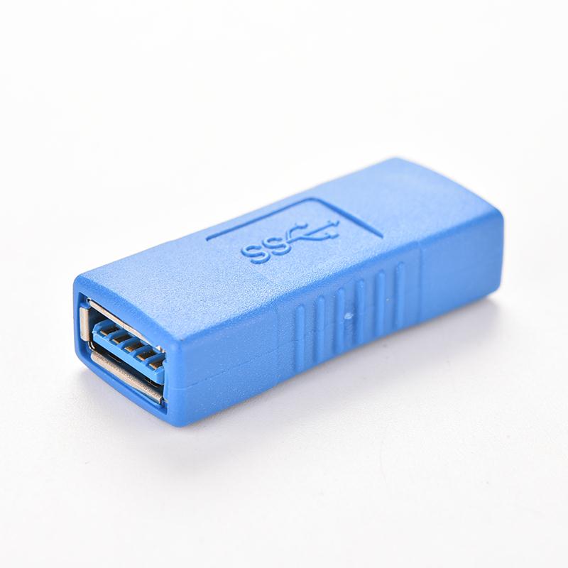 USB3.0 AF to AF Coupler F/F Gender Changer Extender Converter for Laptop 1PC USB 3.0 Type A Female to A Female Connector Adapter