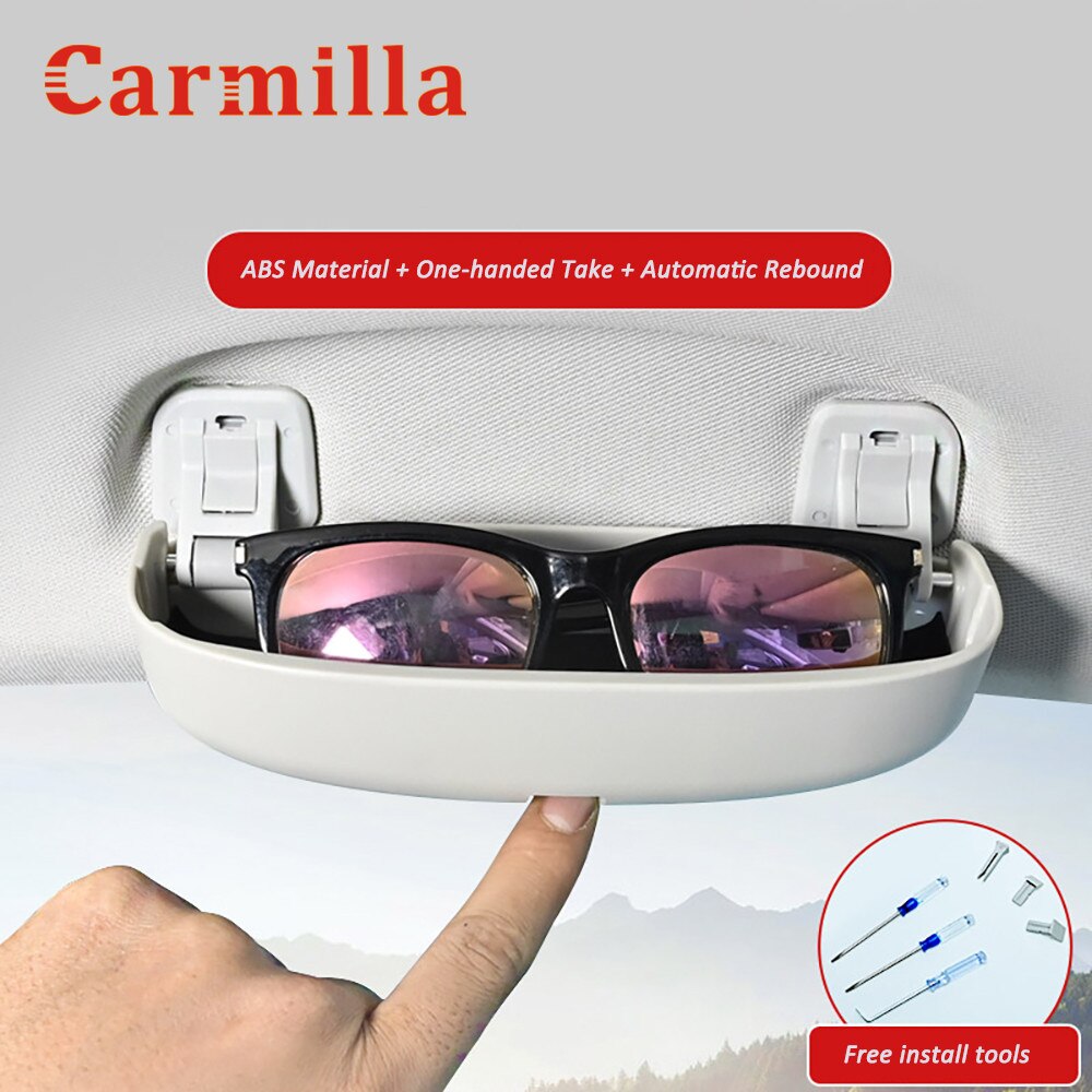 Upgrade Car Sunglasses Holder for Volkswagen VW Golf 7 Golf 7.5 MK7 MK7.5 - Sun Glasses Storage Box Case Accessories