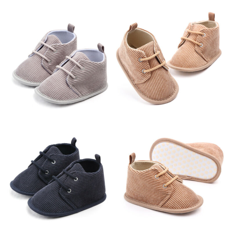 Baby toddler sko baby drenge krybbe sko første rullator high top sneakers no-slip ankelstøvler