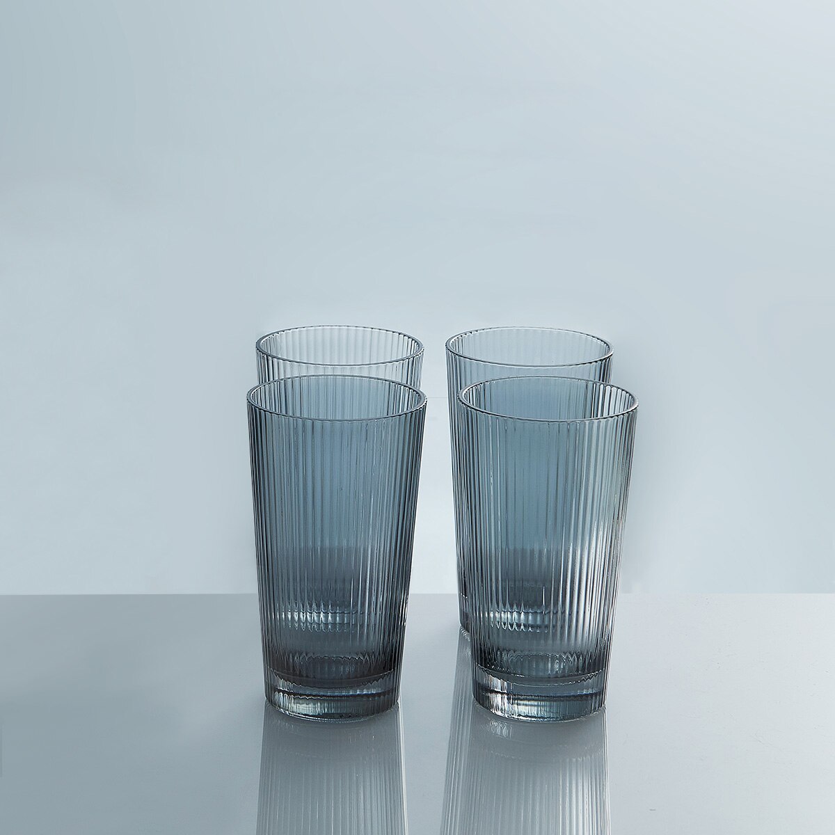 Glass Water Pitcher Cup Set Water Bottle Nordic Kitchen Juice Jug Household Heat Resistant Kettle Large Capacity Teapot Set Cups: grey 4 cups
