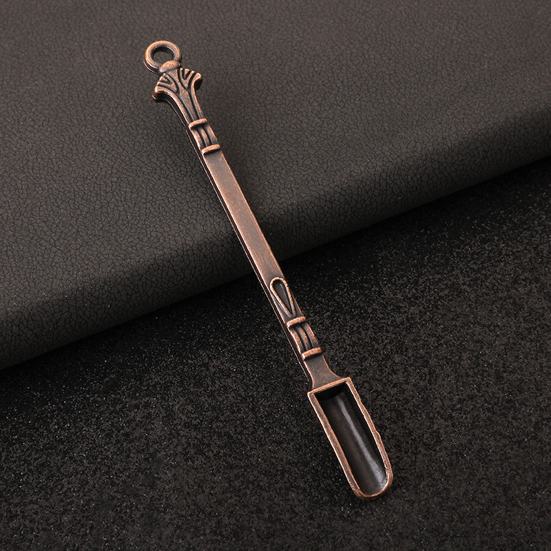 Mini cuchara de Metal, pala para té en polvo, postre, sal, cucharadita, herramientas, utensilio de cocina, agitar té o café para platos de miel, 10 Uds.: Caqui