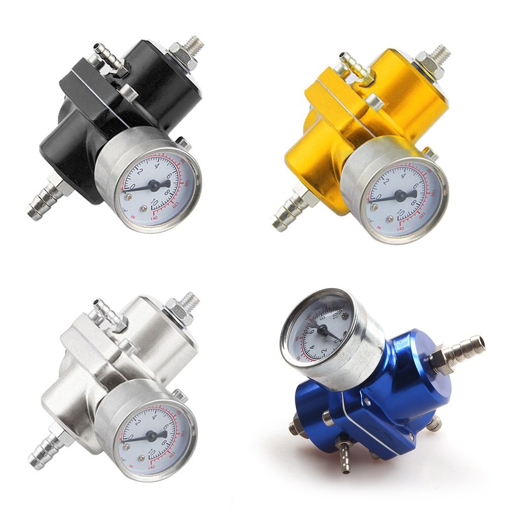 Car modified fuel pressure regulator Fuel regulating valve Petrol booster enhanced applicator with watch