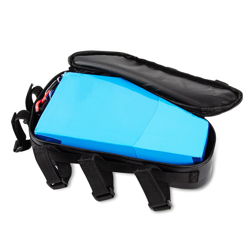 YOSE POWER-Bolsa de batería de litio para bicicleta eléctrica, resistente al agua, a prueba de polvo, triangular, cubierta de almacenamiento al aire libre para bicicleta