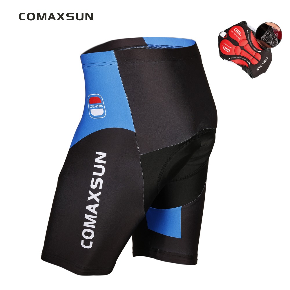 COMAXSUN Cycling Shorts 5D Gel Padded Shockproof MTB Bike Bicycle Road Ropa Ciclismo Tights