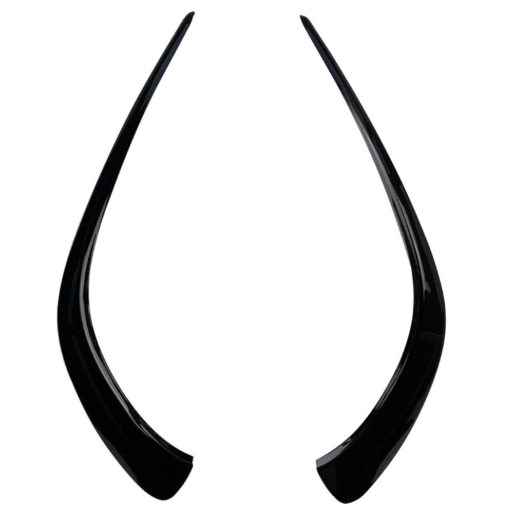 Para Mercedes Benz clase CLA C118 CLA180 200, 220, 250, 260, + Accesorios del coche cuerpo parachoques delantero lámpara de niebla de aire cubierta de moldura de salida: Gloss Black