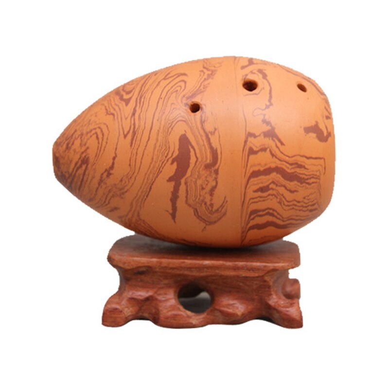 Hand polished Fired Ceramic Xun 8 Holes Ocarina Antique Clay Xun Musical Instrument For Children Beginner