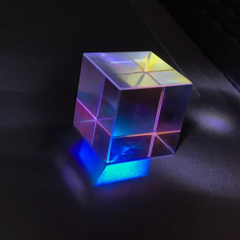 20*20*17mm Cubic Science Cube Optical Prisma Photography with Hexahedral Prism Home Decoration Prism Glass