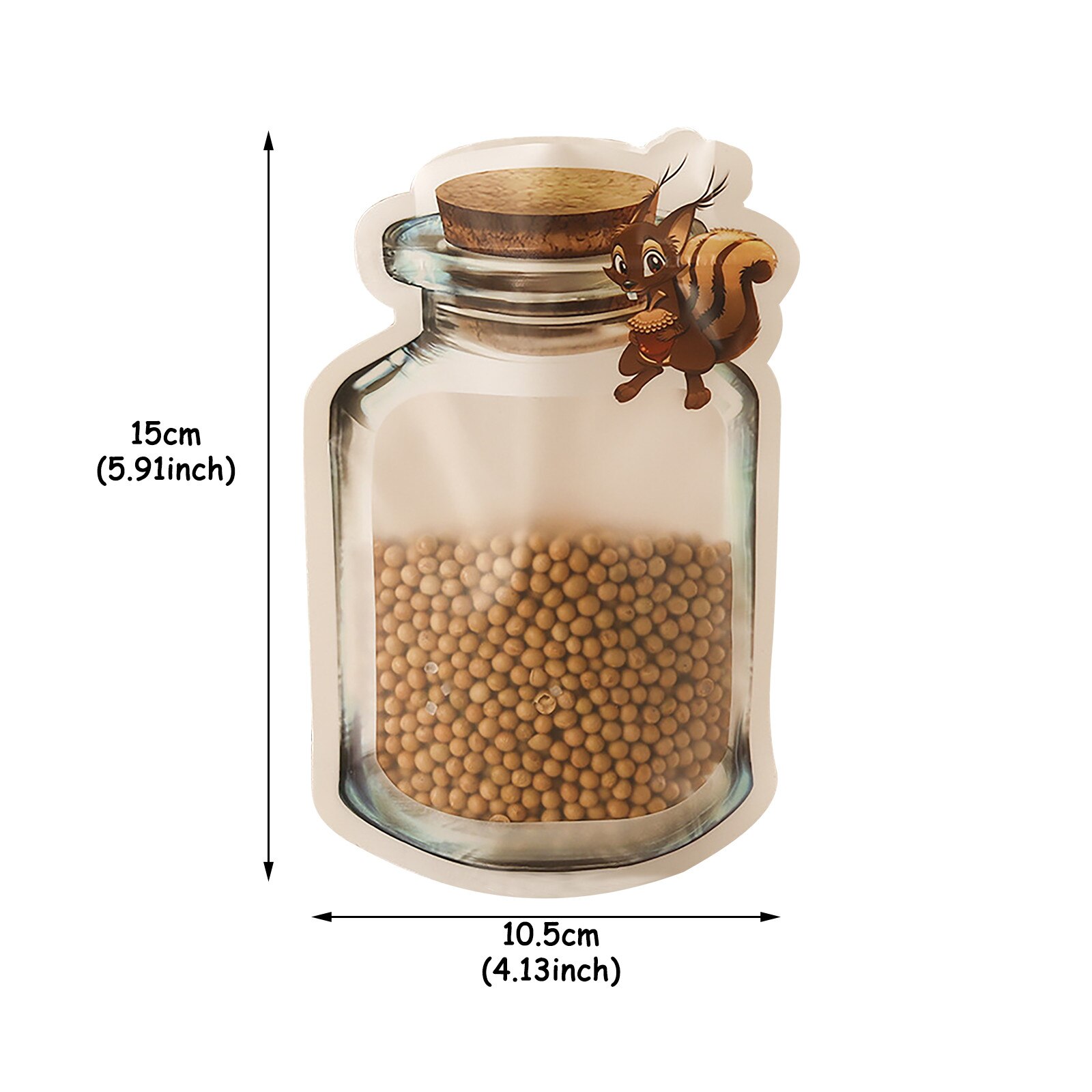 Bolsa sellada con cierre hermético para guardar aperitivos, bolsa de almacenamiento para conservar alimentos transparente, nevera reutilizable, contenedor de alimentos