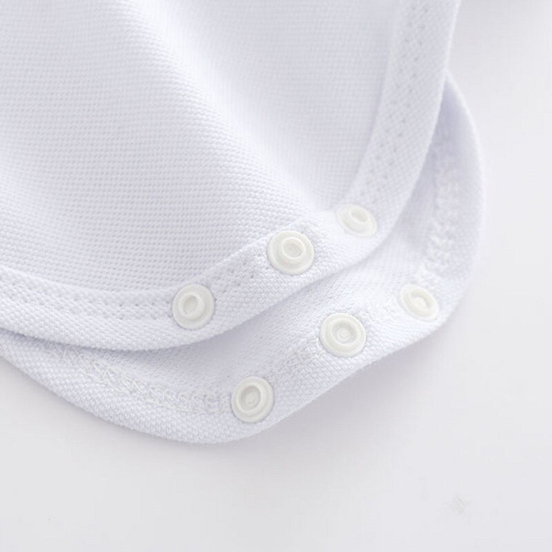Umorismo dell'orso Delle Ragazze Tuta Del bambino Dei Ragazzi Vestiti di Modo Pagliaccetto infantile Risvolto pulsante Cotone A Maniche Lunghe Vestito di Arrampicata Tuta