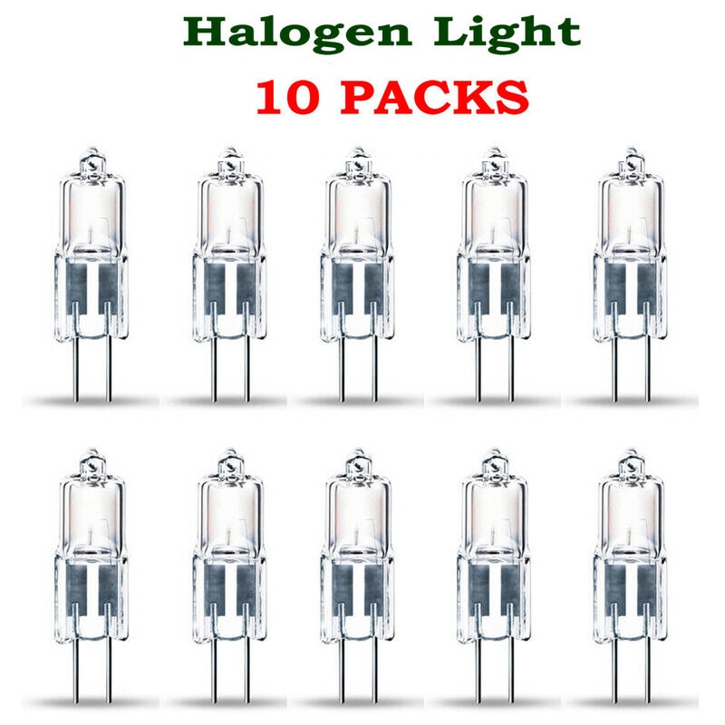 10Pcs G4 10/20/35/50 W Halogeen Dimbare Capsule Gloeilamp Vervangen Licht Lampen Kralen Ac 12V Warm Wit Indoor Halogeen G4 Lamp