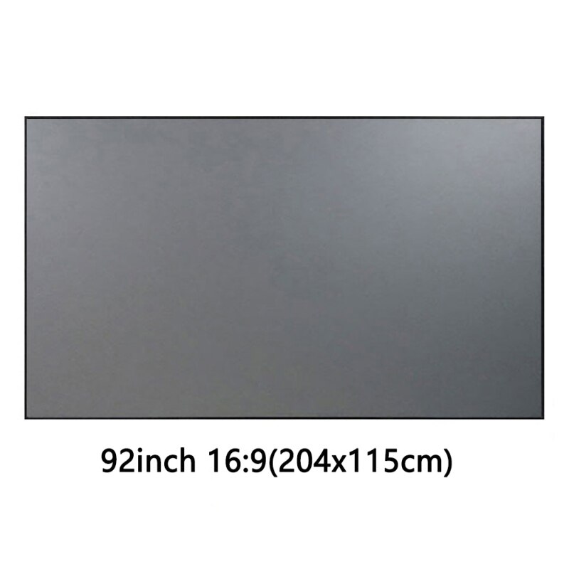 72 84 100 120 Inch Reflective Fabric Cloth For YG300 T6 XGIMI H2 HALO Mogo for mi DLP Projector Screen: F