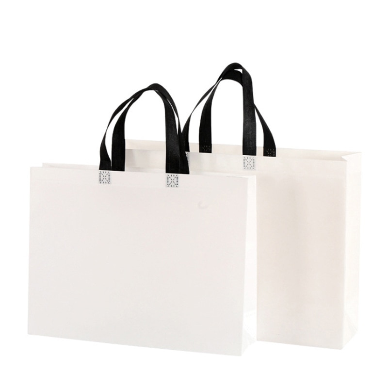 Women Foldable Large Shopping Bag Reusable Eco Bag Unisex Fabric Non-woven Shoulder Bags Tote grocery Fabric Bags Pouch