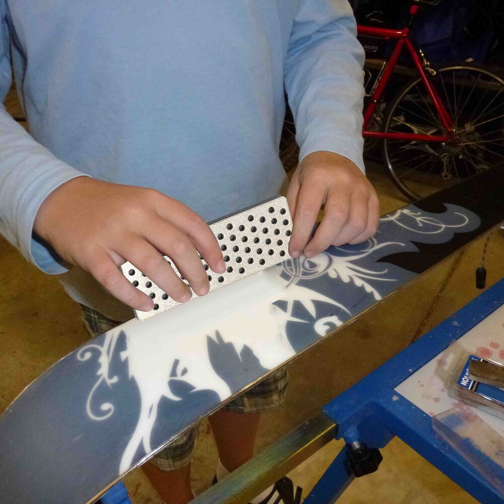 4pcs/set Skiing Hard For Ski Edges Sharpener Millstone Repairing Durable Diamond Blade Outdoor Tool Compact