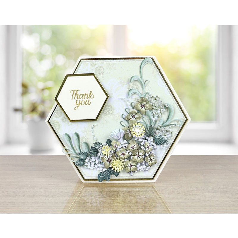 Troqueles de corte de hojas de vid de flores de madera silvestre para bricolaje álbum de recortes papel confección de tarjetas suministros para manualidades