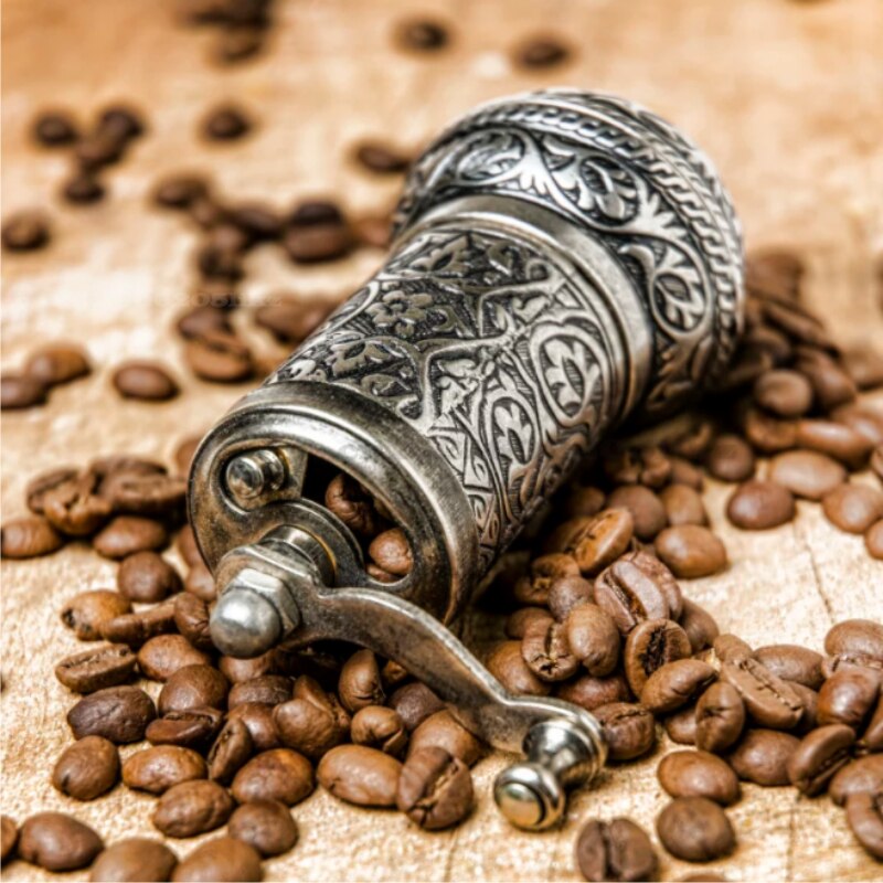 Turkey Imported Copper Grinder Household Manual Grinder Hand Coffee Beans Pepper Kitchen Spices Medicated Food Grinding