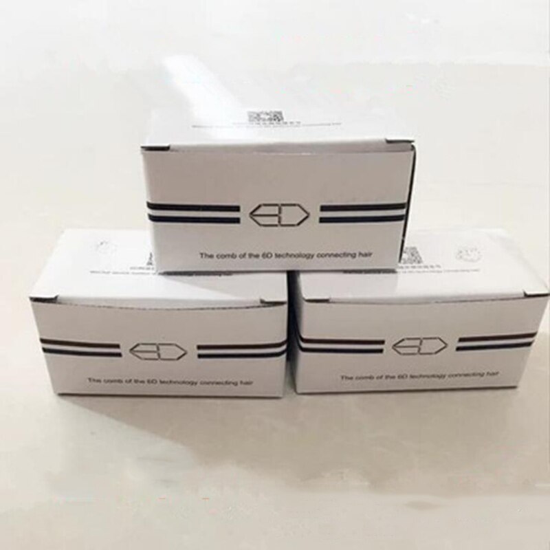 Brown Color 6D Hair Extension Buckle 40pcs/lot 6D Hair Extension Comb 6D Hair Extensions device Hair Extension Tools