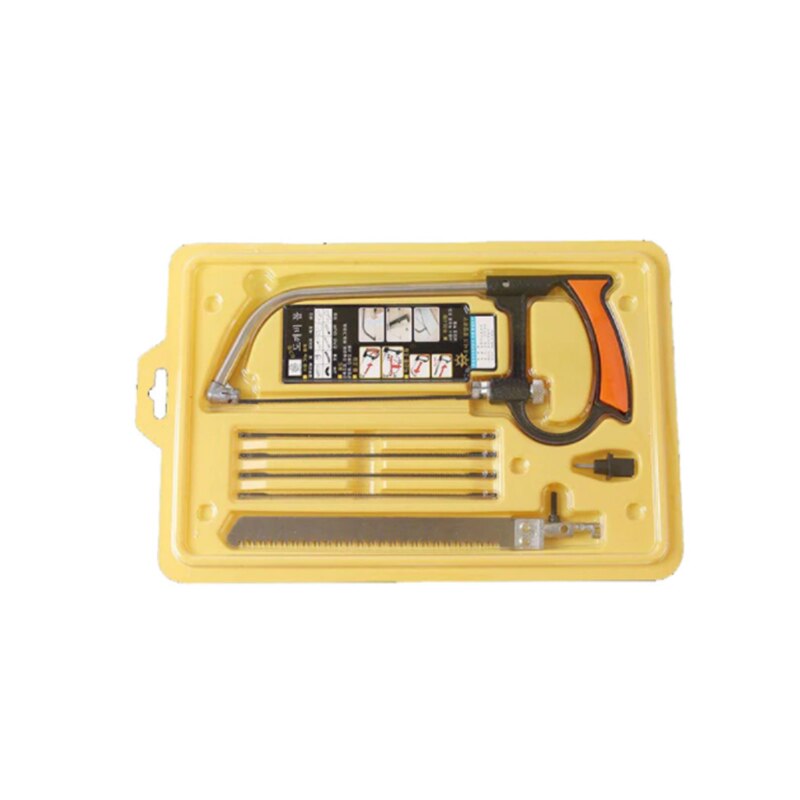 Multifunctional Handsaw Set Woodworking Universal Hand Saw 11 in 1 Mini Hacksaw DIY For Wood Glass Ceramic Tile Metal Saw: 8 in 1 Saw Set