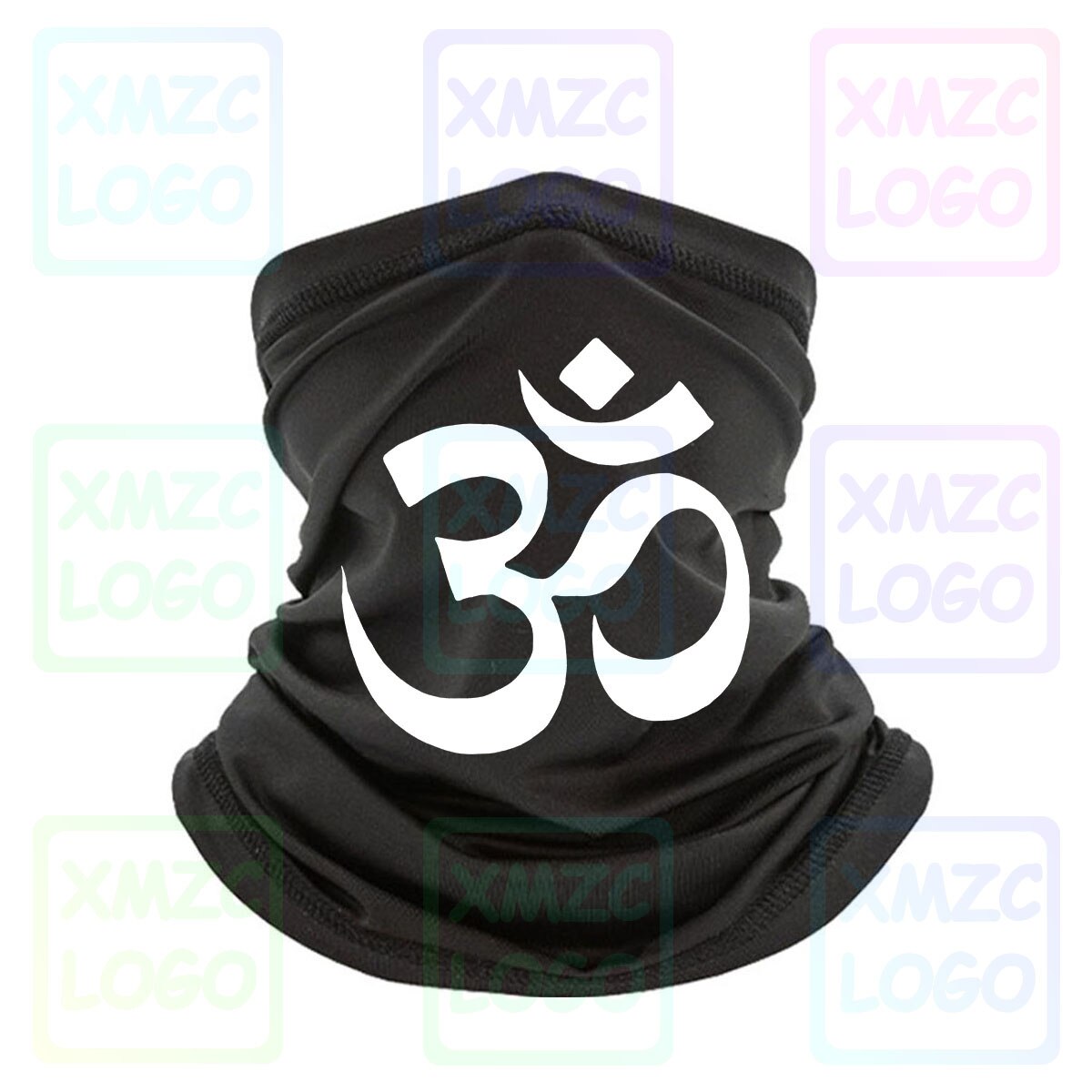 Bandana Om Aum Yoga Sanskrit Symbol Hindu Buddha S 5Xl Headband scarf Bandana Neck Warmer Women Men: zxcvv1202-scarf
