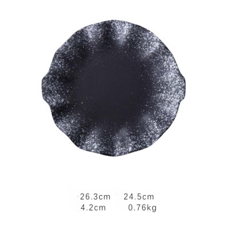 Restaurant special dish, lotus leaf dish, fruit dish, western dish, Japanese personality kiln changed ceramic special-s: A