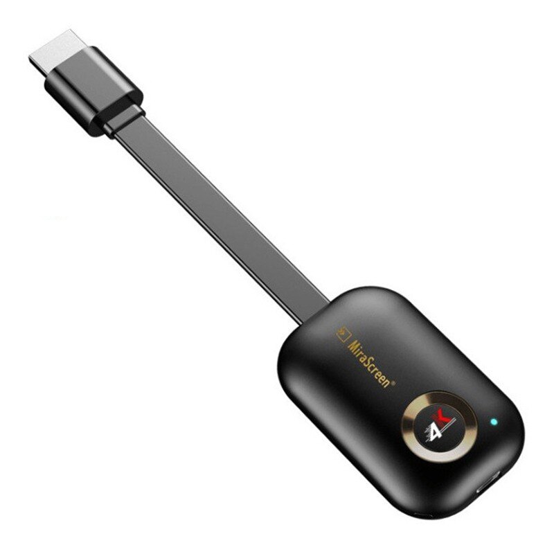 Tv stick miracast g9 plus 4k 2.4g/5g sem fio, airplay, hdmi, compatível com ios e android