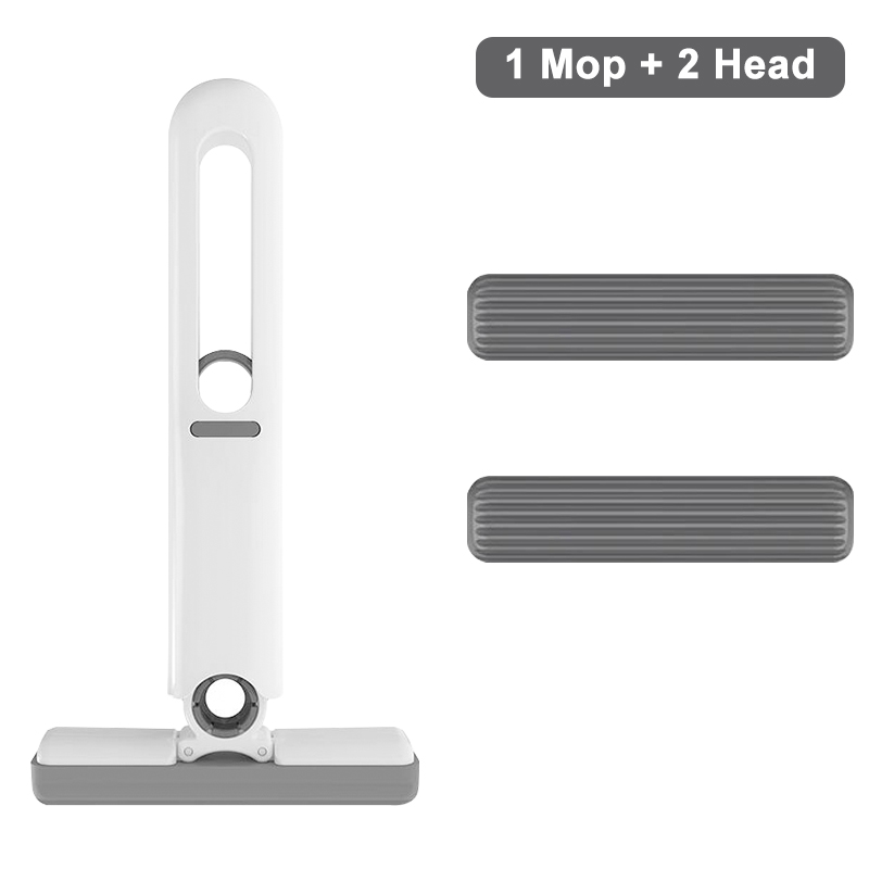 Mini Handheld Spons Mop Opvouwbare Huishoudelijke Reinigingsmop Desktop Car Cleaning Tool Multifunctioneel Nat en Droog Gebruik Spons Mop: YELLOW