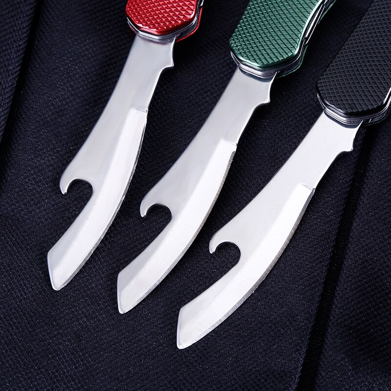 Portable multi tool cutlery multitool flatware utensil bottle can opener fold Spork fork tableware Picnic camp spoon knife