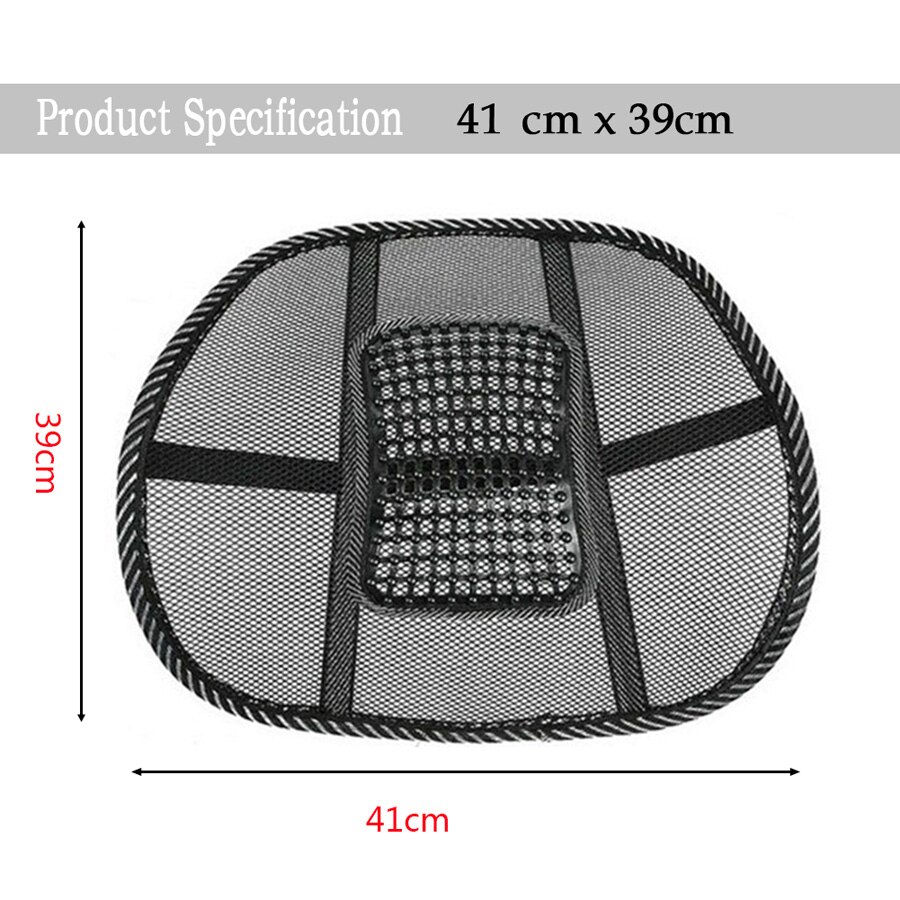 Chaise dos soutien Massage coussin maille soulagement lombaire accolade voiture camion bureau maison coussin siège chaise lombaire dos soutien