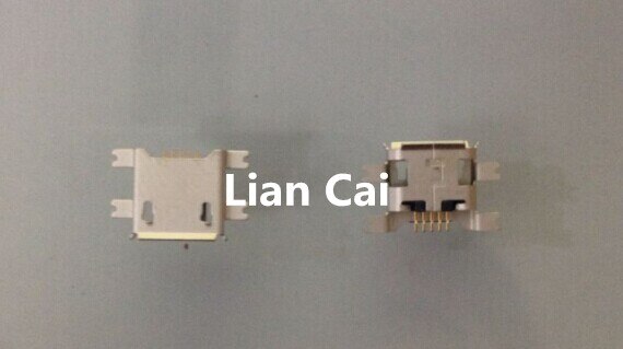 10pcs 5pin Female Micro USB Connector, SMD 4 Fixed feet, Widely used in tablet, phones and PDA