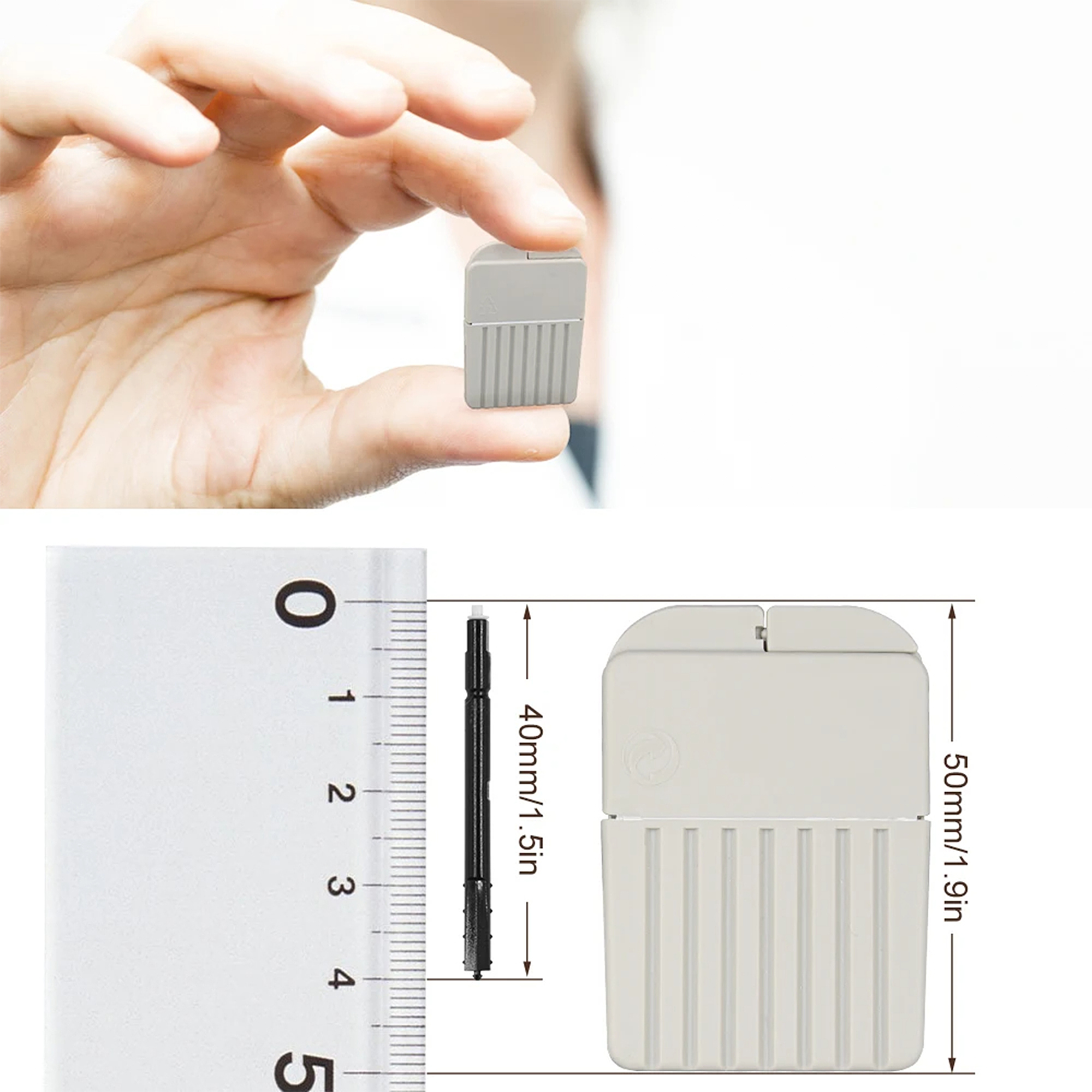 Hören Hilfe Ohrenschmalz Wachen Filter Hören Hilfe Zubehörteil Pro Dustproof verhindert 8Stck/Kasten 1.2mm