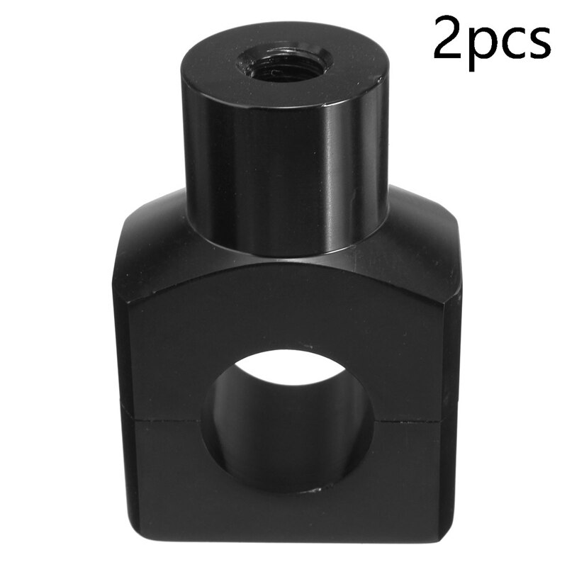 2 pièces noir universel moto 25Mm 1 pouce guidon Risers pince pour pour Suzuki pour Yamaha