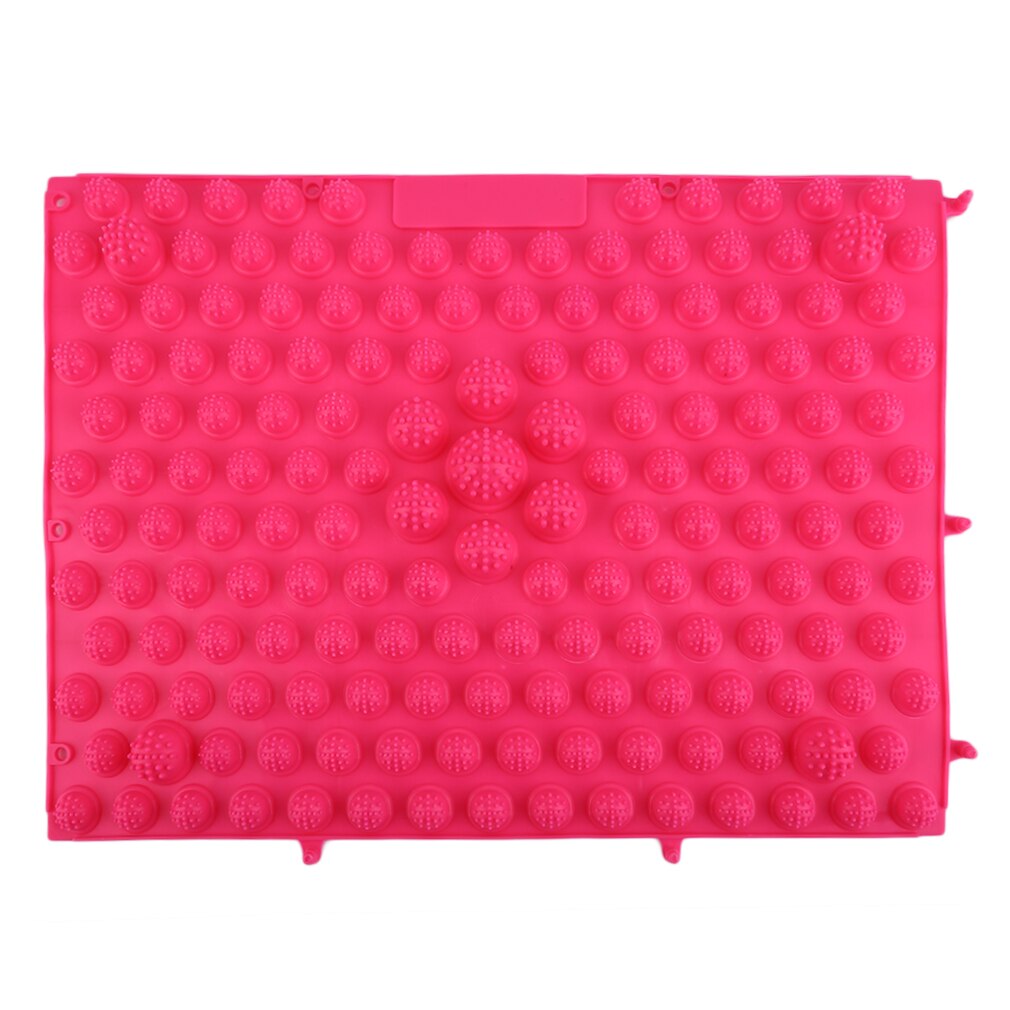 Korean Style Foot Massage Pad TPE Modern Acupressure Reflexology Yoga Mat Acupuncture Rugs Fatigue Relieve Promote Circulation: Red