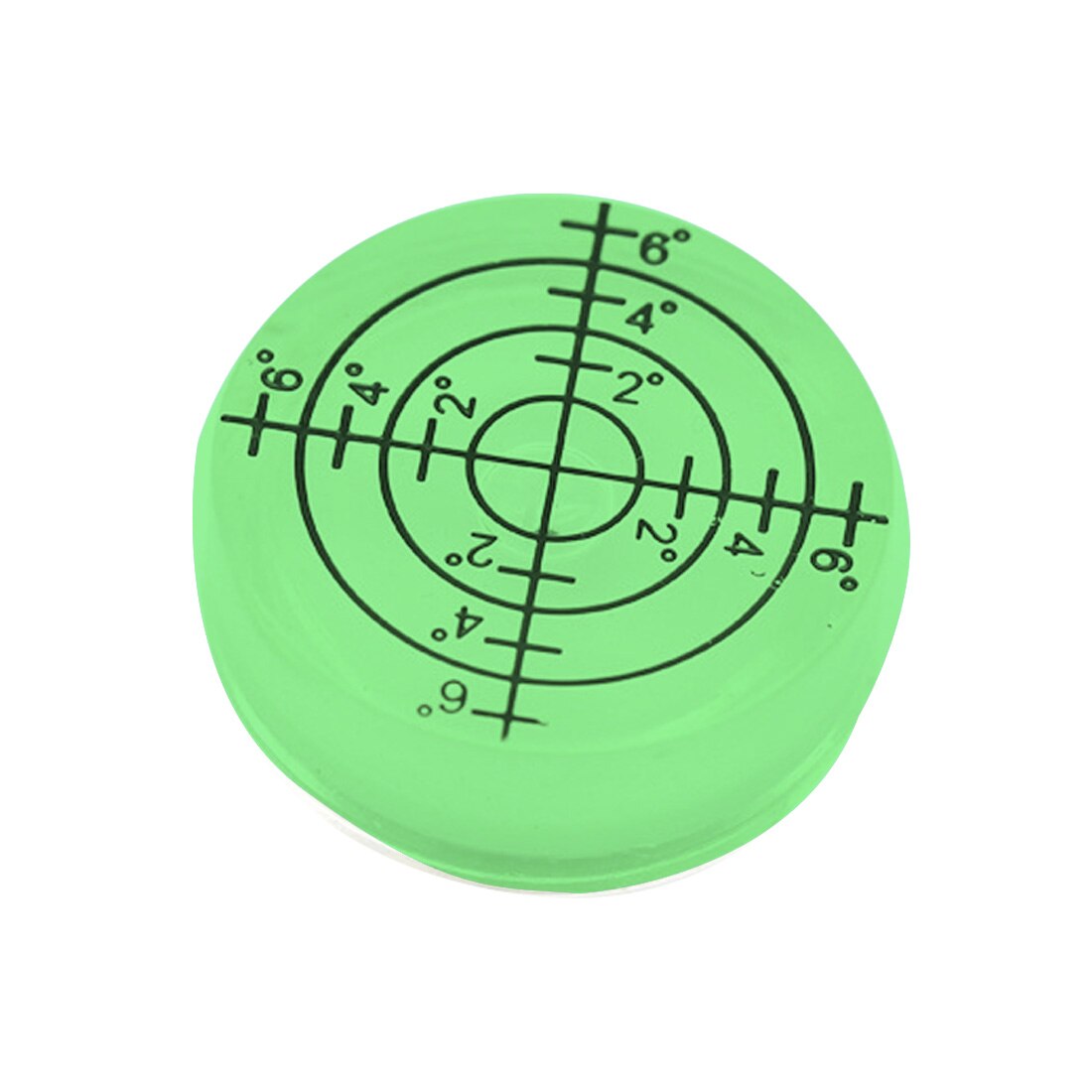 Universel runde 32*7mm vaterpas boble mini bullseye niveau boble til stativ møbler ramme måling instrument værktøj: Grøn
