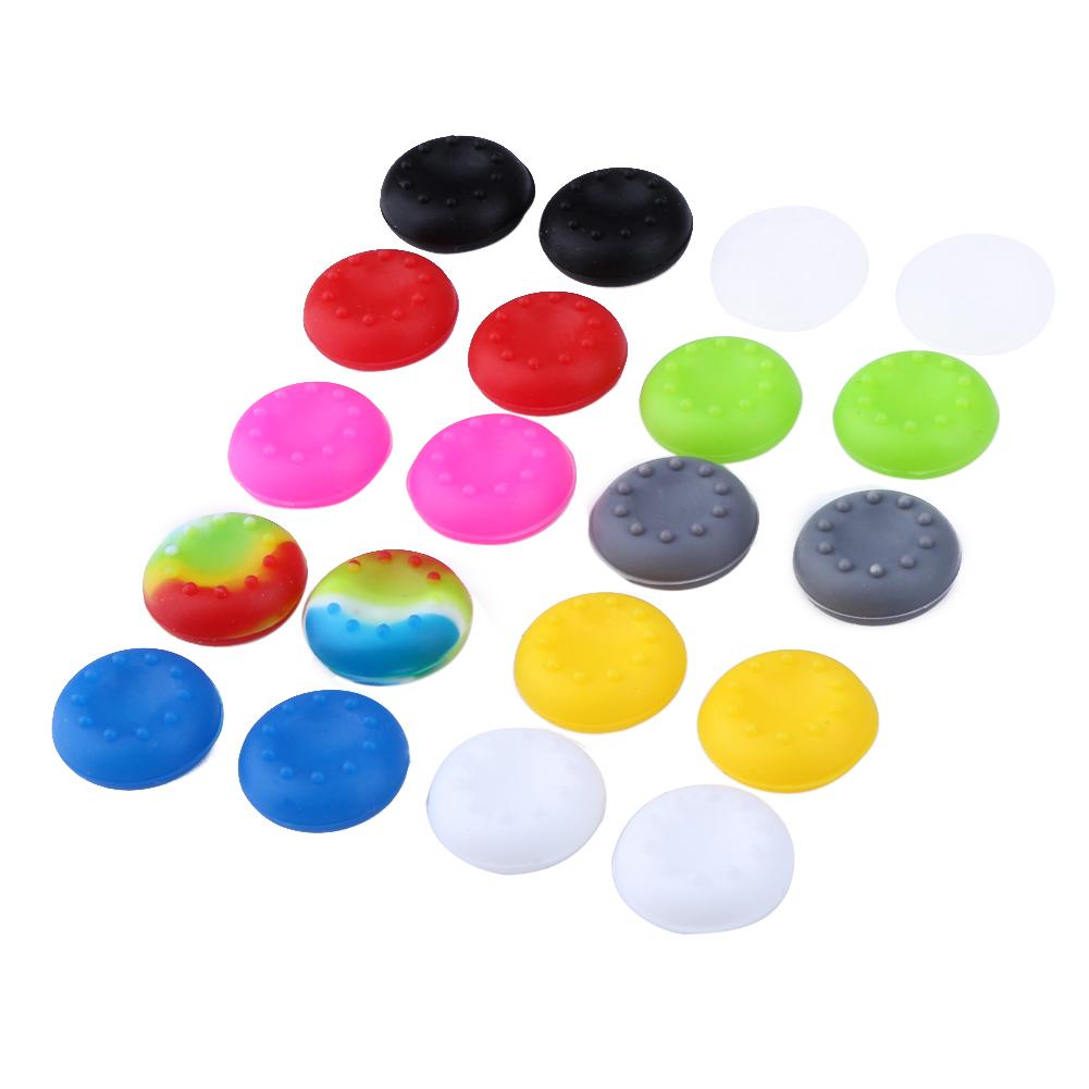 20 piezas de mando de silicona tapa de balancín para PS4 PS3 PS2 XBOX 360