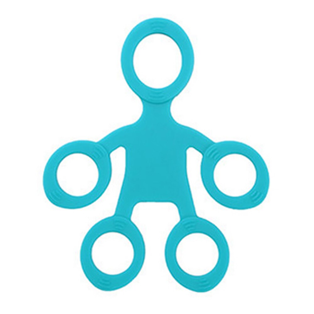 Finger Stretcher Hand Resistance Bands Extensor Exerciser Grip Strengthener Fitness Accessories for adults kids forearms wrist: Blue