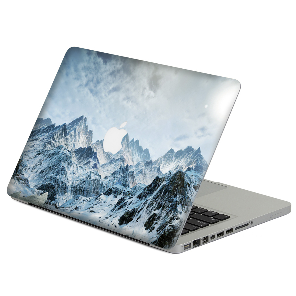 Sneeuwberg laptop sticker skin voor macbook air pro retina 11 " 13 " 15 "vinyl mac hoes notebook body volledige cover skin