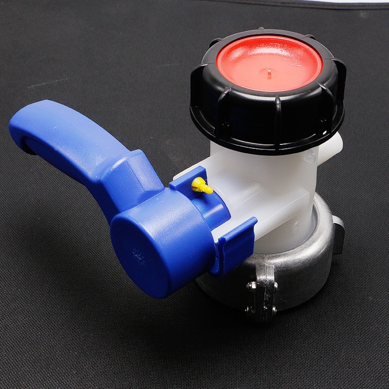 IBC Tank Container Inlet 75mm To Outlet Male 2Inch DN50 Butterfly Valve Container bucket