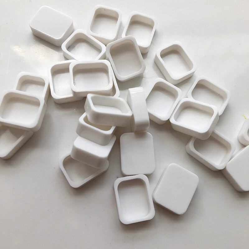 Half Block Half Pans GrapSplit Paint Palette Grid 0.5ml Full 1ml 2ml White Tray Paletas Watercolor Painting Supplies