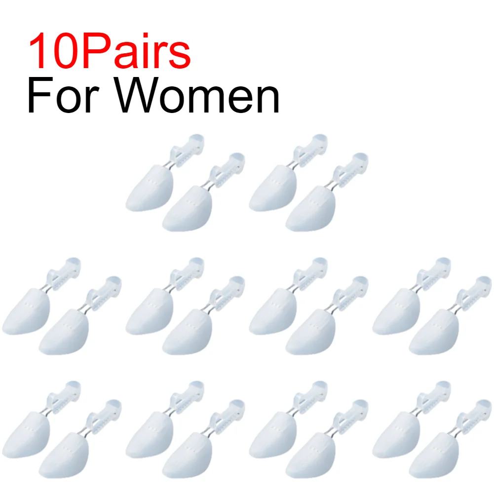 1–10 Paar Kunststoff-Schuhspanner für Damen und Herren, Unisex, modische Lederschuhe, verstellbar, tragbar, für Schuhspanner, Keilrahmen