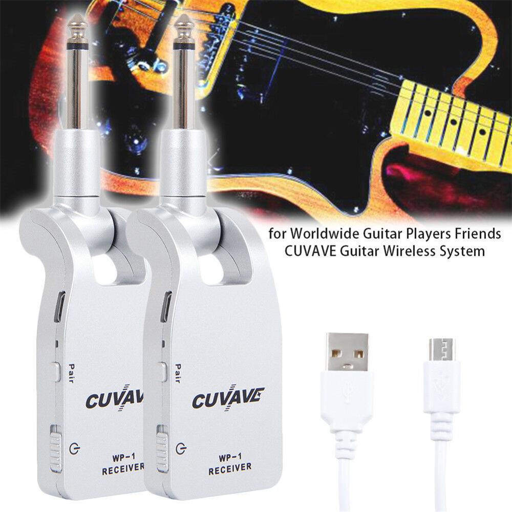 2.4Ghz Draadloze Gitaar System Zender Ontvanger Ingebouwde 30 M Zendbereik 1/4 "Elektrische Gitaar Versterker Bateria mixer