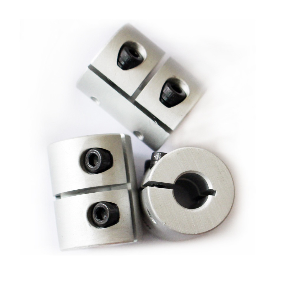 10pcs Rigid shaft coupler clamp 3mm, 4mm, 5mm, 6mm,6.35mm,7mm,8mm stepper servo motor coupling D20 L25 CNC mill for T8 lead scre