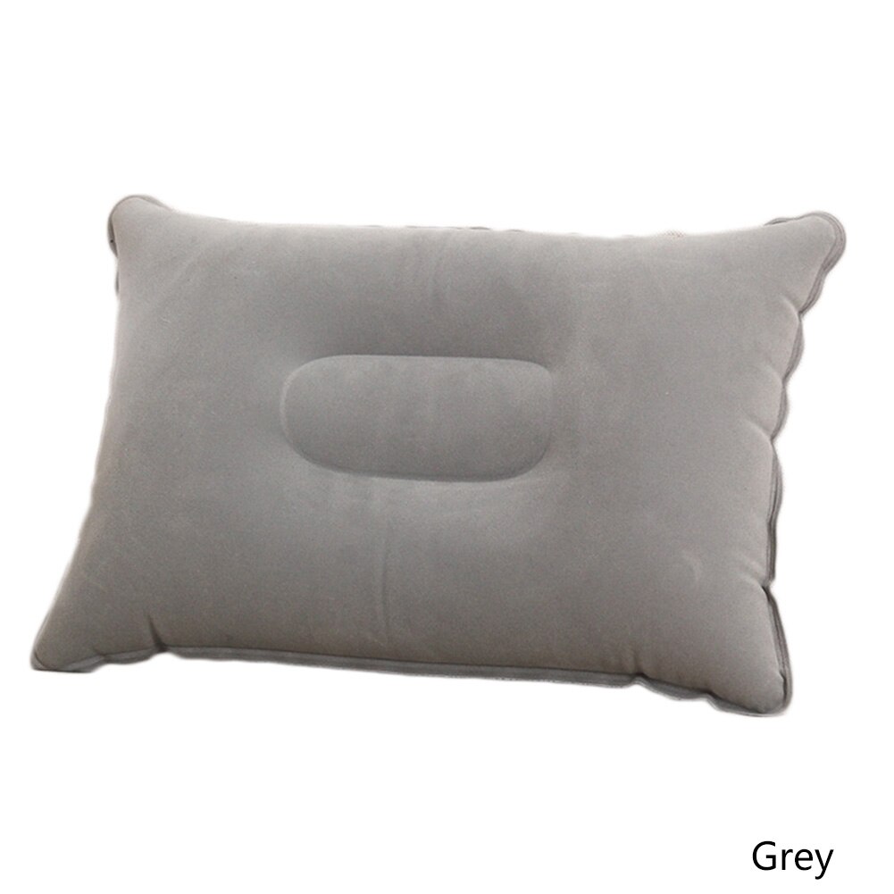 Vierkante Draagbare Vouwen Lucht Opblaasbare Kussen Dubbelzijdig Massaal Kussen voor Vliegtuig Reizen Slapen Opblaasbaar Kussen: GY