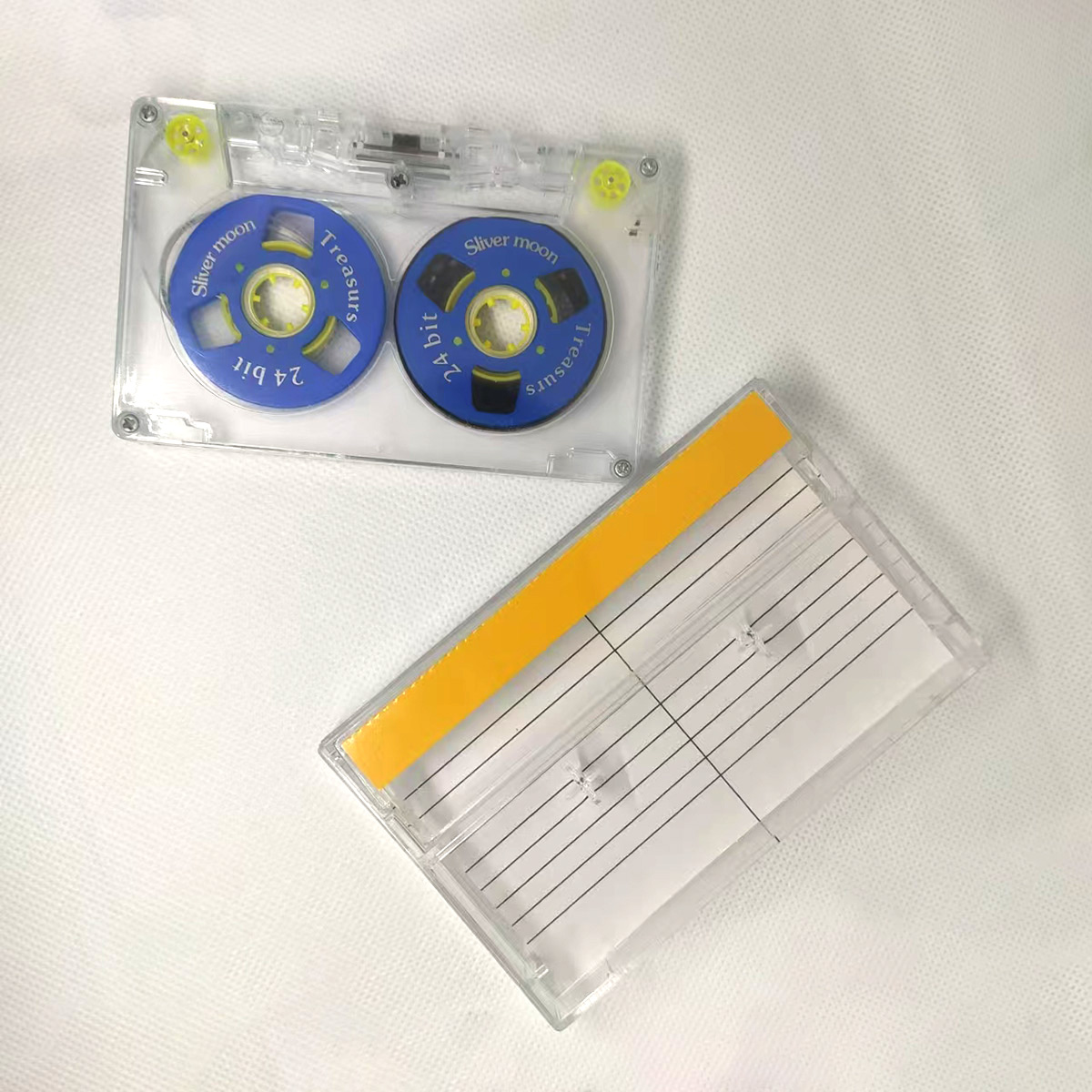 10Pcs Reel To Reel Tape Cassette 50Min Blank Tape Plastics Reel With Tape For Audio Recording