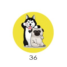 Magnetisk klibbig hållare fäste bil universal smartphone kylskåp magnet badrum vägg skrivbord klistermärke för iphone för samsung xiaomi: Mönster 36