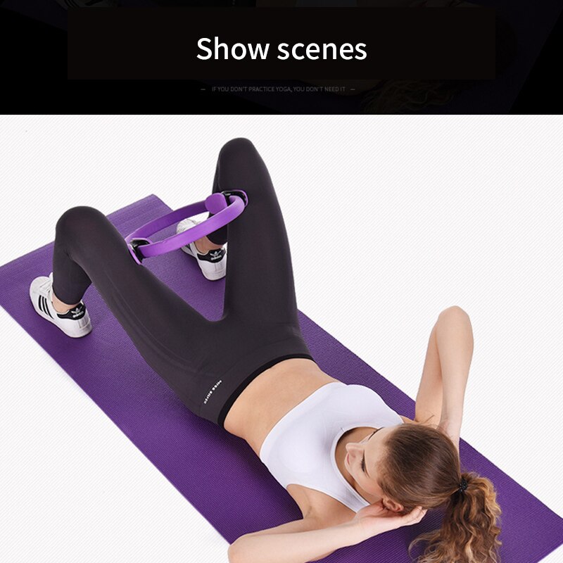 Yoga Ring Sport Ausbildung Ring Frauen Fitness Zubehör Kinetische Widerstand Kreis Komfortable Tragbare Yoga Pilates Kreis