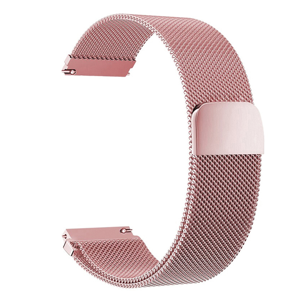 20mm/22mm Milanese band For Amazfit GTS/2/2e/3/4/GTS2 Mini/GTR 42mm/47mm/GTR2/3/4/Pro stratos Metal Bracelet Amazfit bip strap: XXL / PURPLE