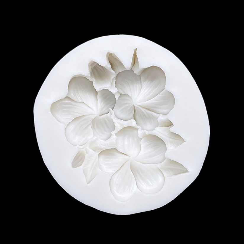 Bloem Gardenia Frangipani Siliconen Cake Bakvorm Suikerambachtelijke Fondant Decoreren Gereedschap Chocolade Gumpaste Cupcake Mal