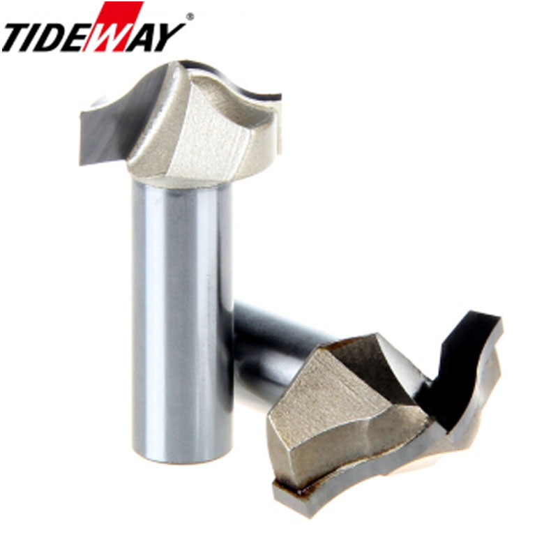 Tideway Round Bottom Clearing Bit Grade Woodworking Cutters CNC Tool Line Type Trimming Milling Cutter For Wood